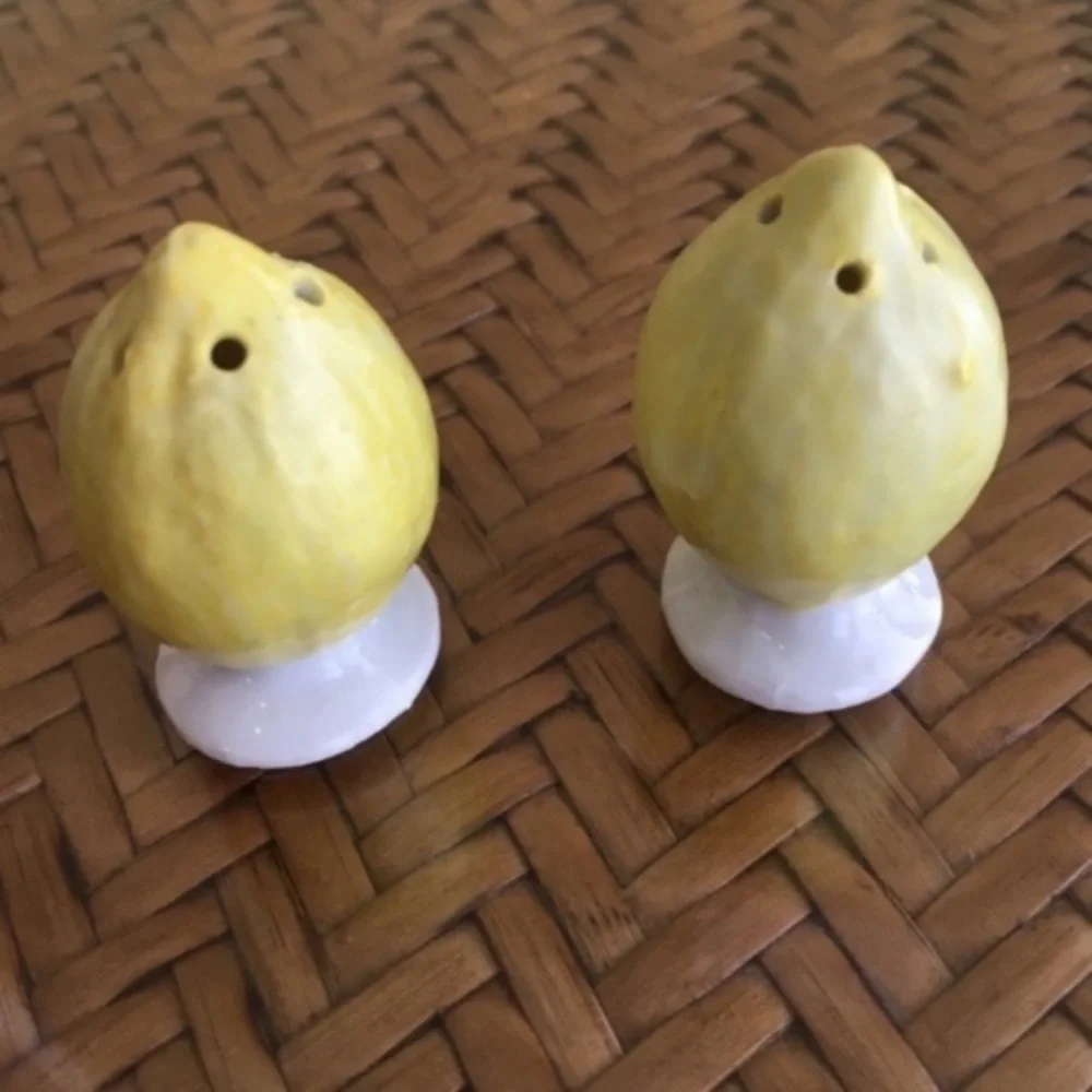 Lemon Salt and Pepper Shakers